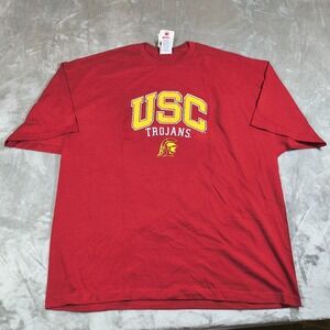 Vintage USC Trojans Shirt Men XXL Foot Locker Short Sleeve Football NCAA 90s New